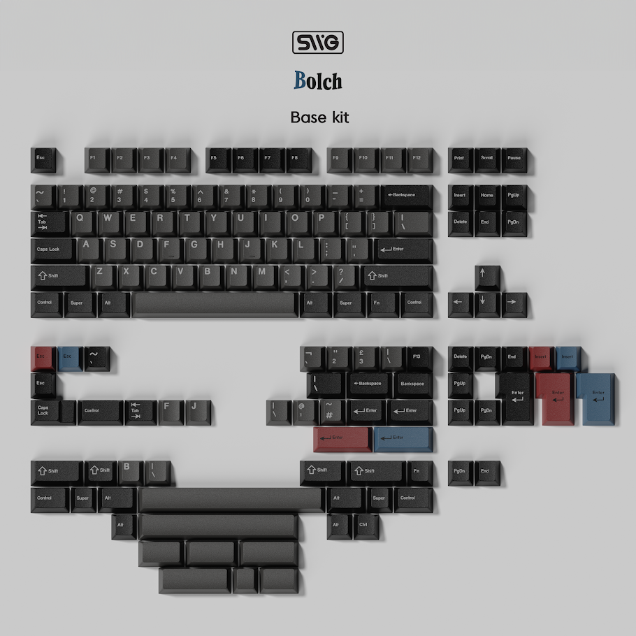 SWG Bolch ABS Keycap Set