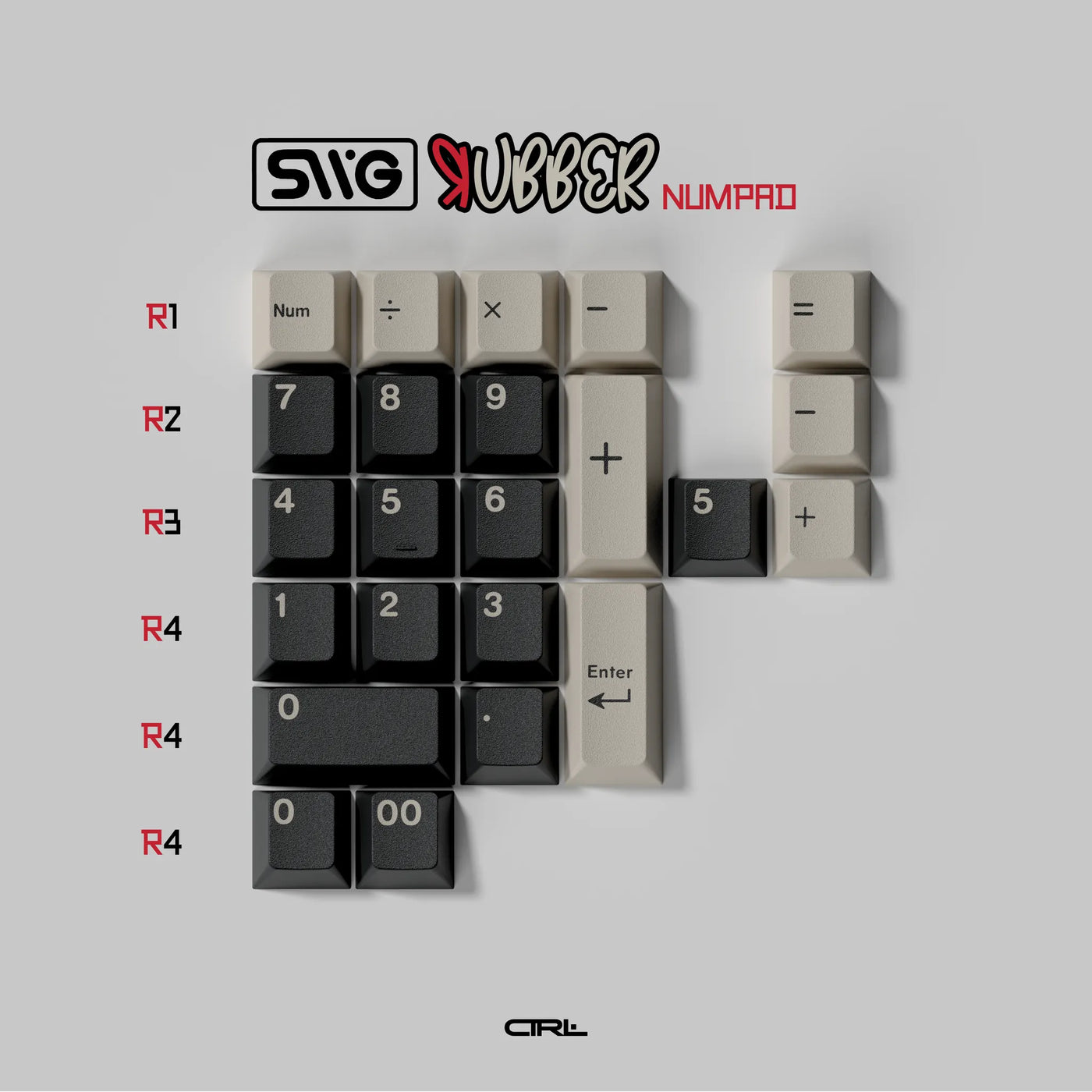 SWG Rubber ABS Keycap Set