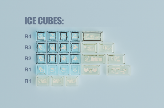Keybyelab Arctic Fox keycap set