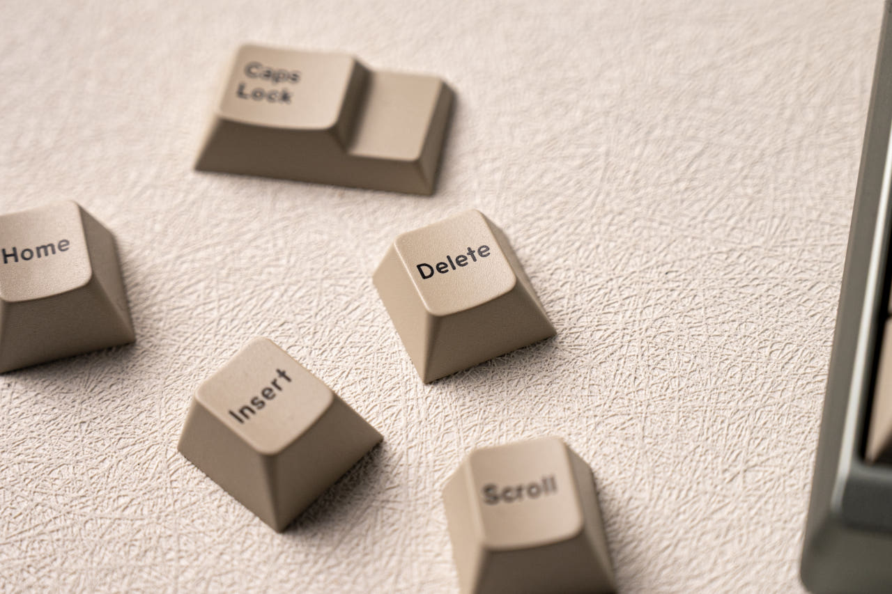 SWG Beige ABS keycap set